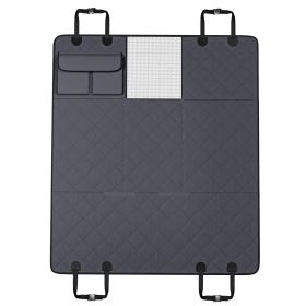 Back Seat Extender for Dogs,Dog Hammock for Car Back seat,Waterproof Hard Bottom Dog Car Seat Cover for Back Seat 54"x24"
