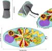 Dog snuff pad dog interactive toy small dog rich toy dog sniffing pad dog puzzle toy small dog licking pad squeaking dog toy natural foraging skills (