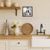 Bernese Mountain Dog The Chef Framed Metal Print Bathroom, Kitchen, Office, Home Decor Wall Art Ready to Hang, Square, 8X8