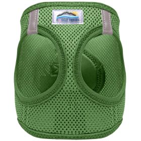 American River Solid Ultra Choke Free Dog Harness (Color: Dark Forest Green, size: X-Large)