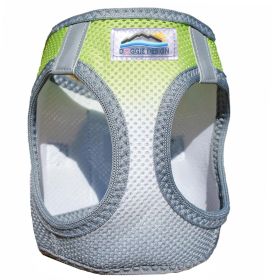 American River Choke Free Dog Harness Ombre Collection (Color: Limestone Gray, size: medium)