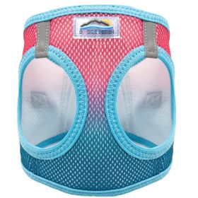 American River Choke Free Dog Harness Ombre Collection (Color: Sugar Plum, size: medium)
