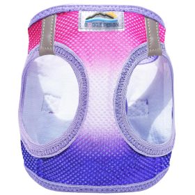 American River Choke Free Dog Harness Ombre Collection (Color: Raspberry Sundae, size: small)