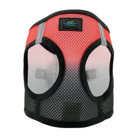 American River Choke Free Dog Harness Ombre Collection (Color: Midnight Red, size: X-Small)