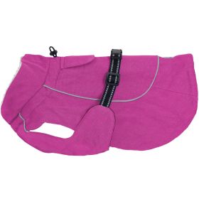 Alpine Tuf Terrain Dog Coat (Color: Wild Raspberry, size: X-Large)