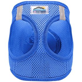 American River Solid Ultra Choke Free Dog Harness (Color: Cobalt Blue, size: 2X/3X-Large)