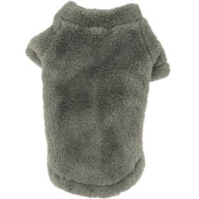 Soft Plush Pullover (Color: Moss Green, size: X-Large)