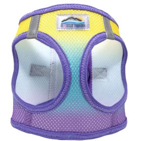 American River Choke Free Dog Harness Ombre Collection (Color: Lemonberry Ice, size: medium)